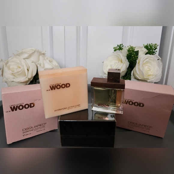 Discontinued She Wood by DSquared2 50ml EDP / Eau De Parfum + Body Lotion - Picture 15 of 16